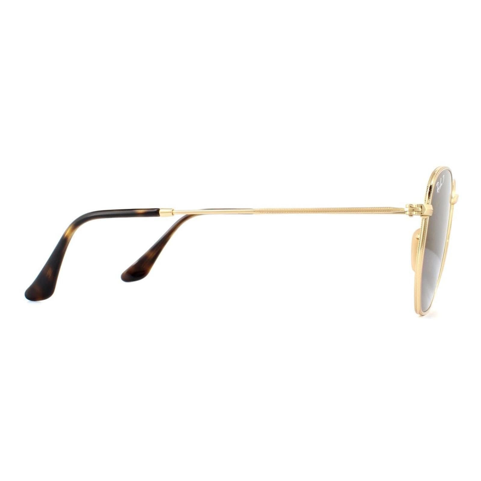 Ray-Ban Ray-Ban Men's Square Gold Brown Polarized Sunglasses - 4
