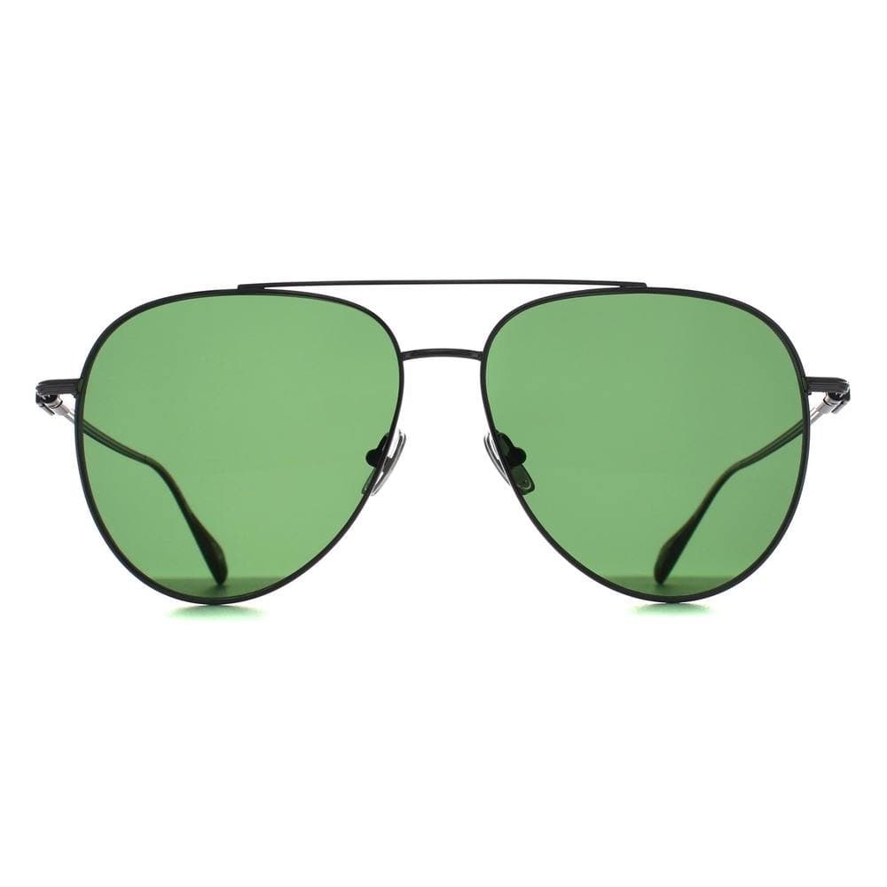 Salvatore Ferragamo Salvatore Ferragamo Men's Aviator Light Ruthenium Green SF308S in Grey