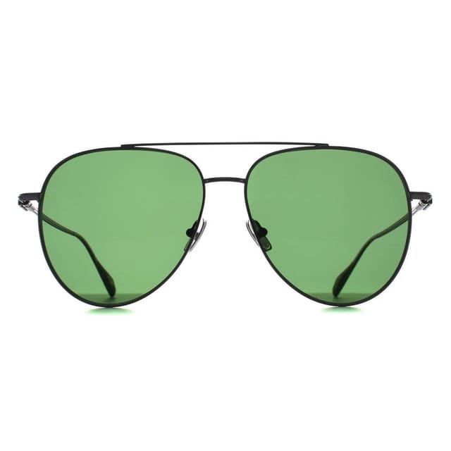 Salvatore Ferragamo Salvatore Ferragamo Men's Aviator Light Ruthenium Green SF308S in Grey - 2