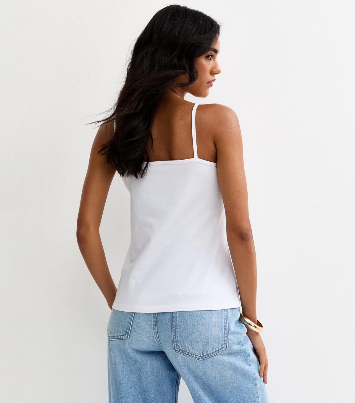 New Look Women's White Scoop Neck Cami Top New Look - 4