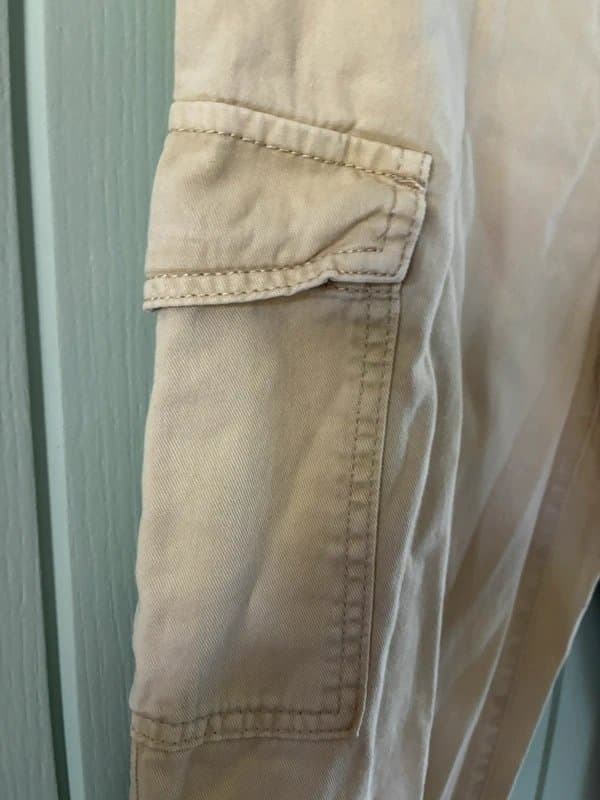 New Look Denim cargo pants in cream by new look