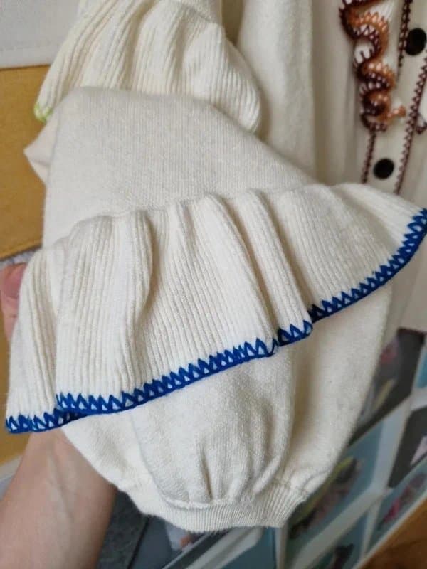 Never Fully Dressed Never fully dressed women's Cream Austin Cardigan size XL (14-16)