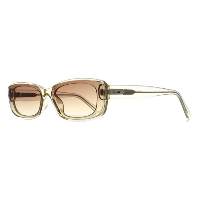 Quay Quay Women's Rectangle Dark Forest Sepai Brown Gradient Vibe Check in Beige - 2