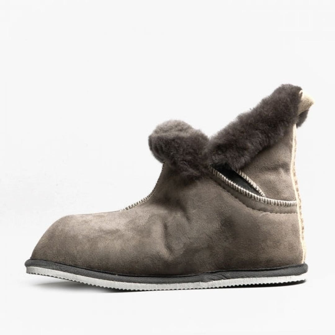 Shepherd Shepherd Women's Bella Pull On Ankle Slipper Boots in Grey - 4