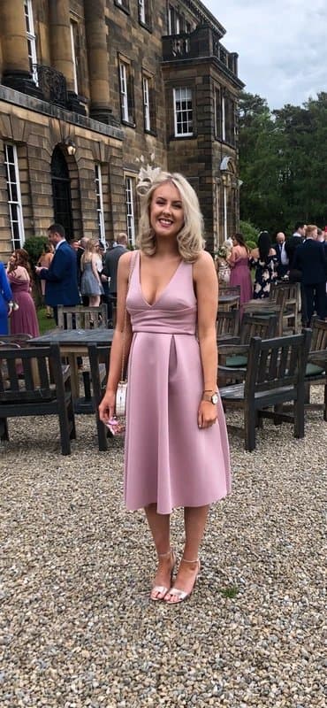 ASOS Asos Pink Midi Dress