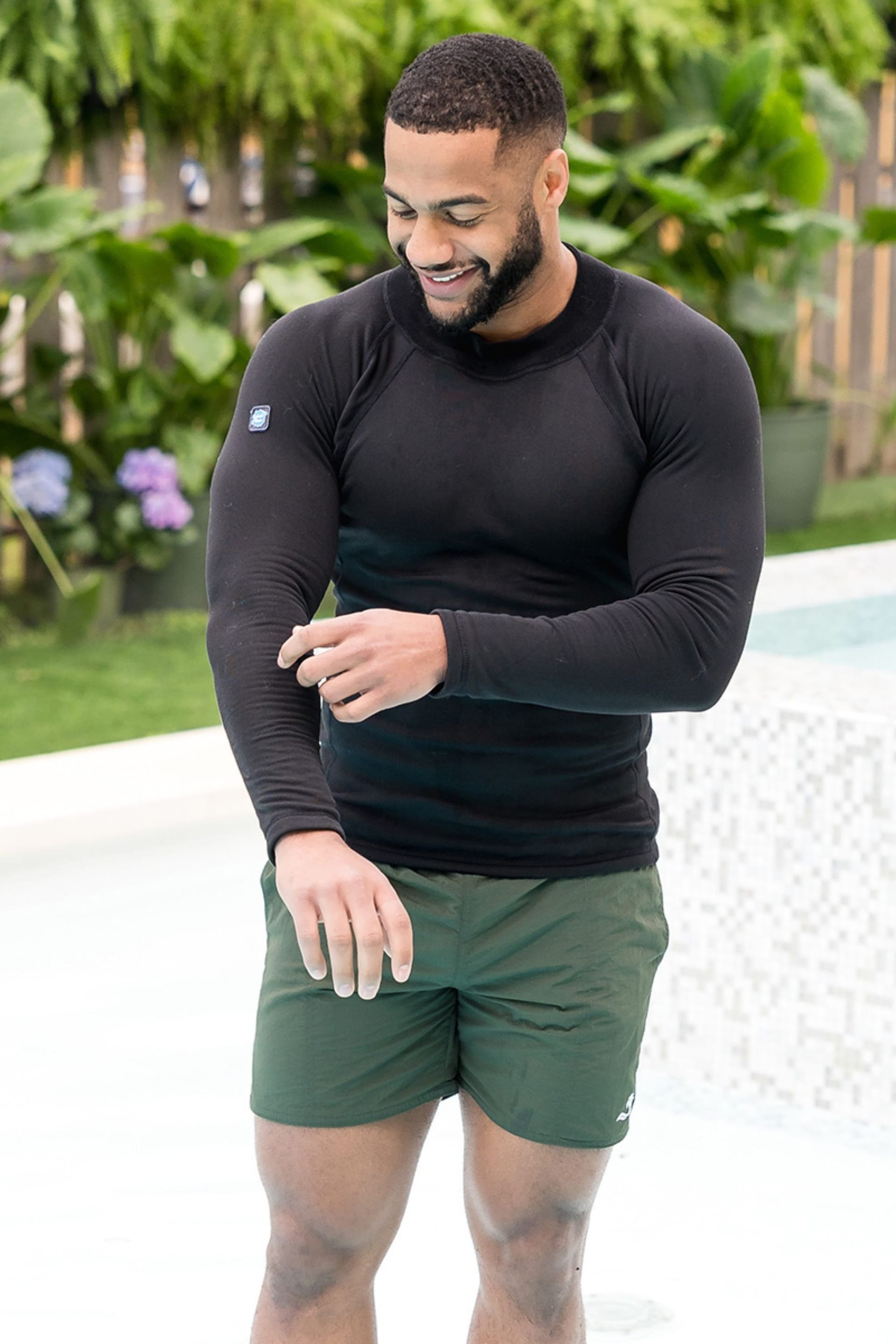 Splash About Splash About Men's Mens Swim Shorts in Dark Green - 4
