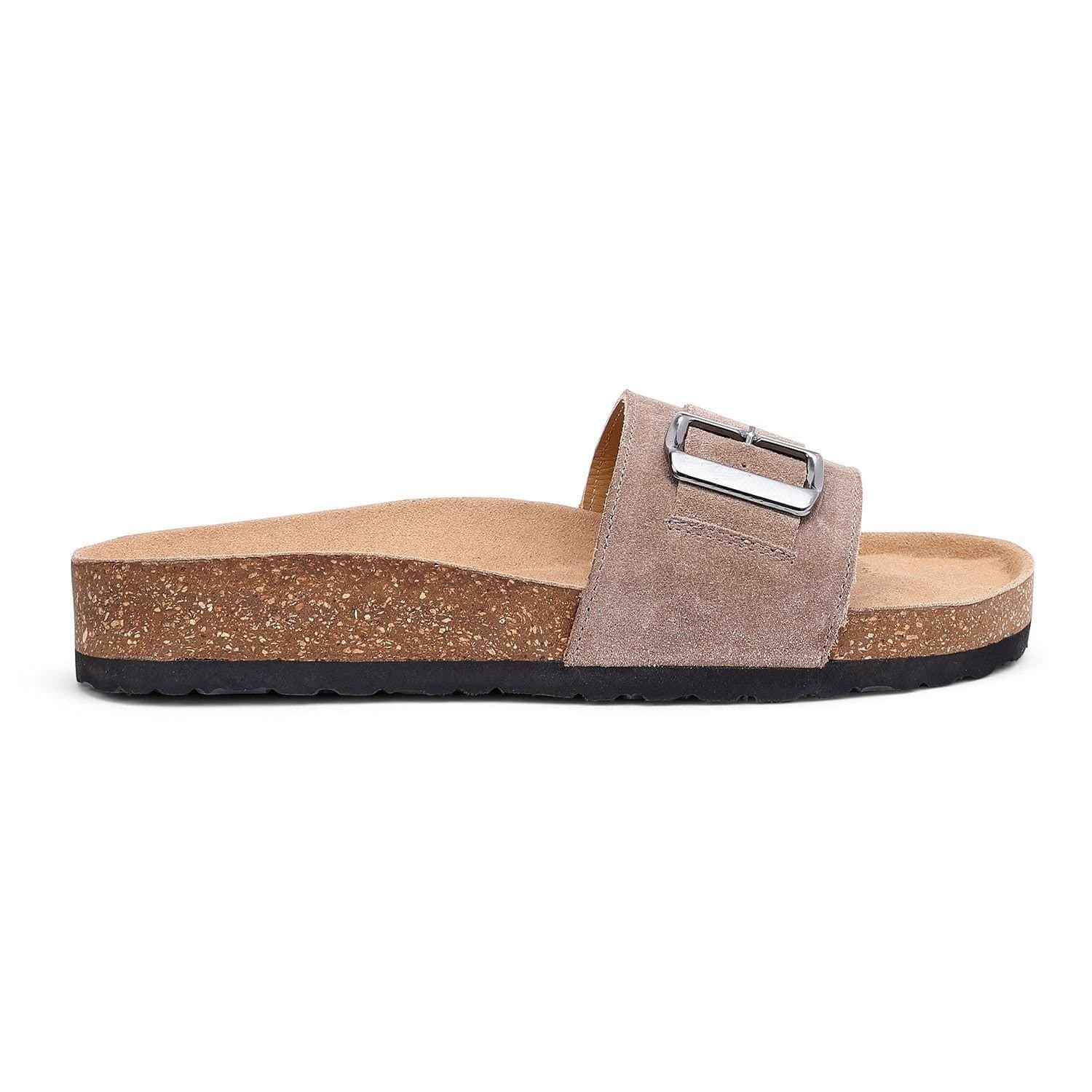 Hotter Hotter Women's 'Sora' Slip-On Mules in Medium Beige