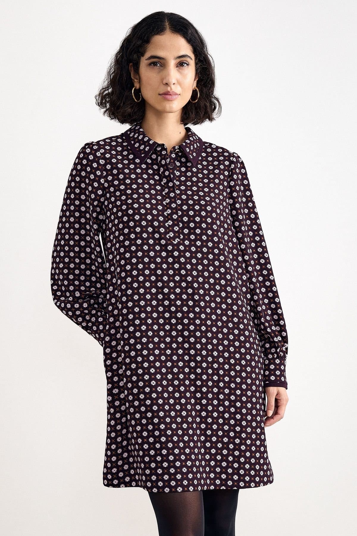 Phase Eight Phase Eight Women's Pamela Foulard Dress in Wine
