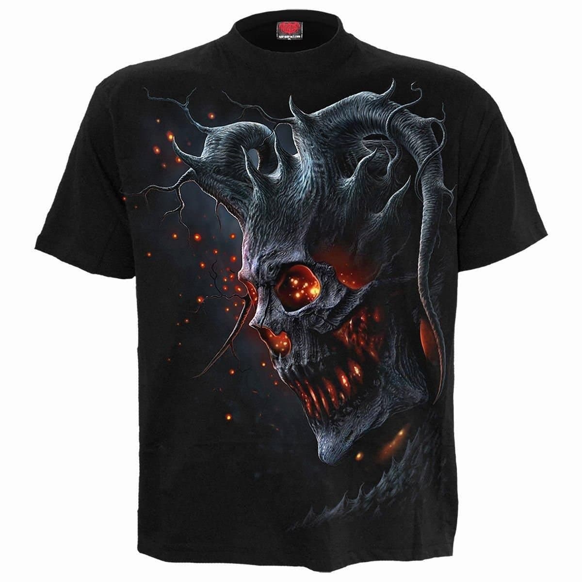 Spiral Spiral Men's DEATH EMBERS - T-Shirt Black