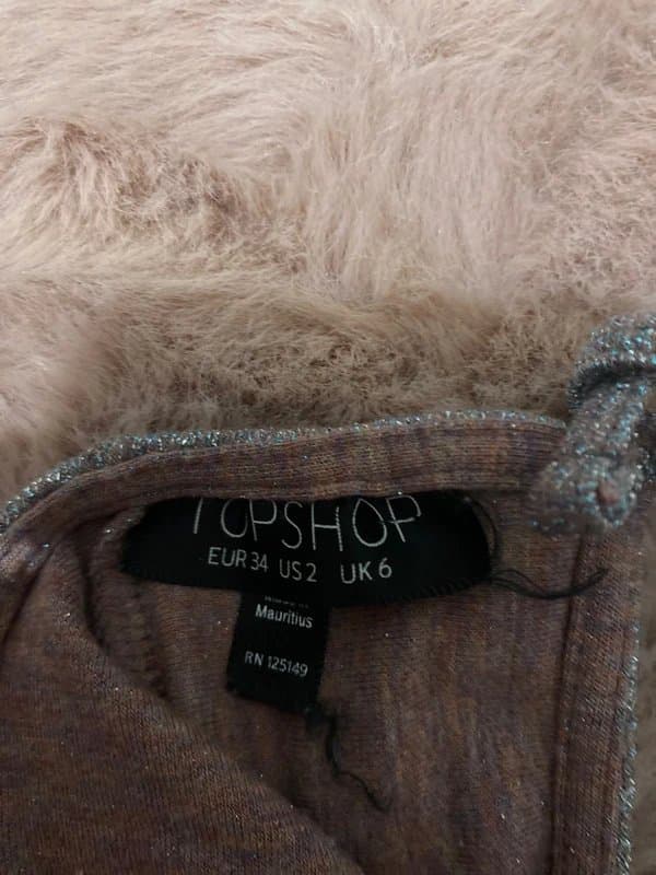 Topshop Silver shorts jumpsuit