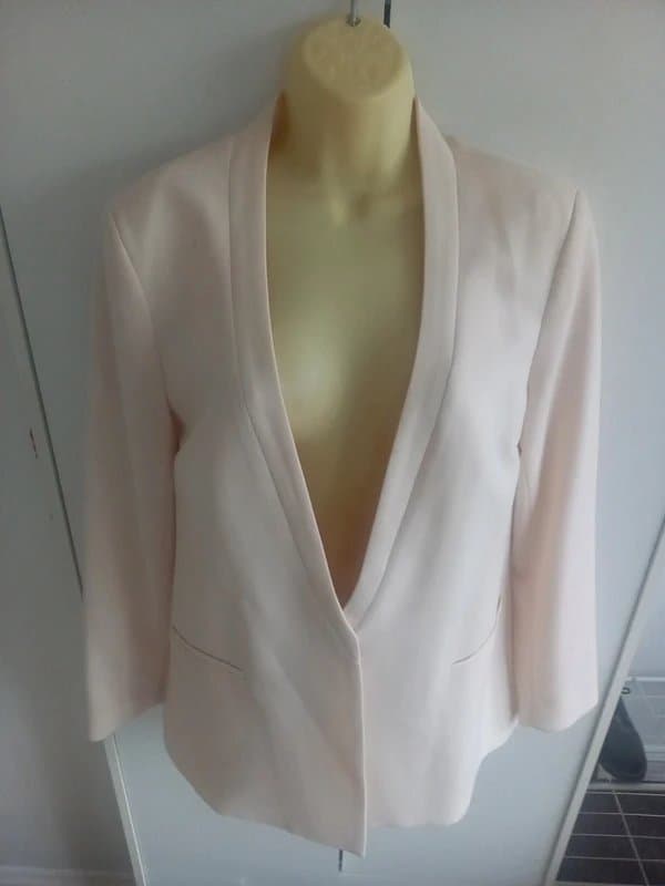 New Look Cream New look fully lined blazer