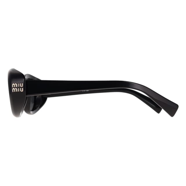 Miu Miu Miu Miu Women's Oval Black Dark Grey MU09S - 3