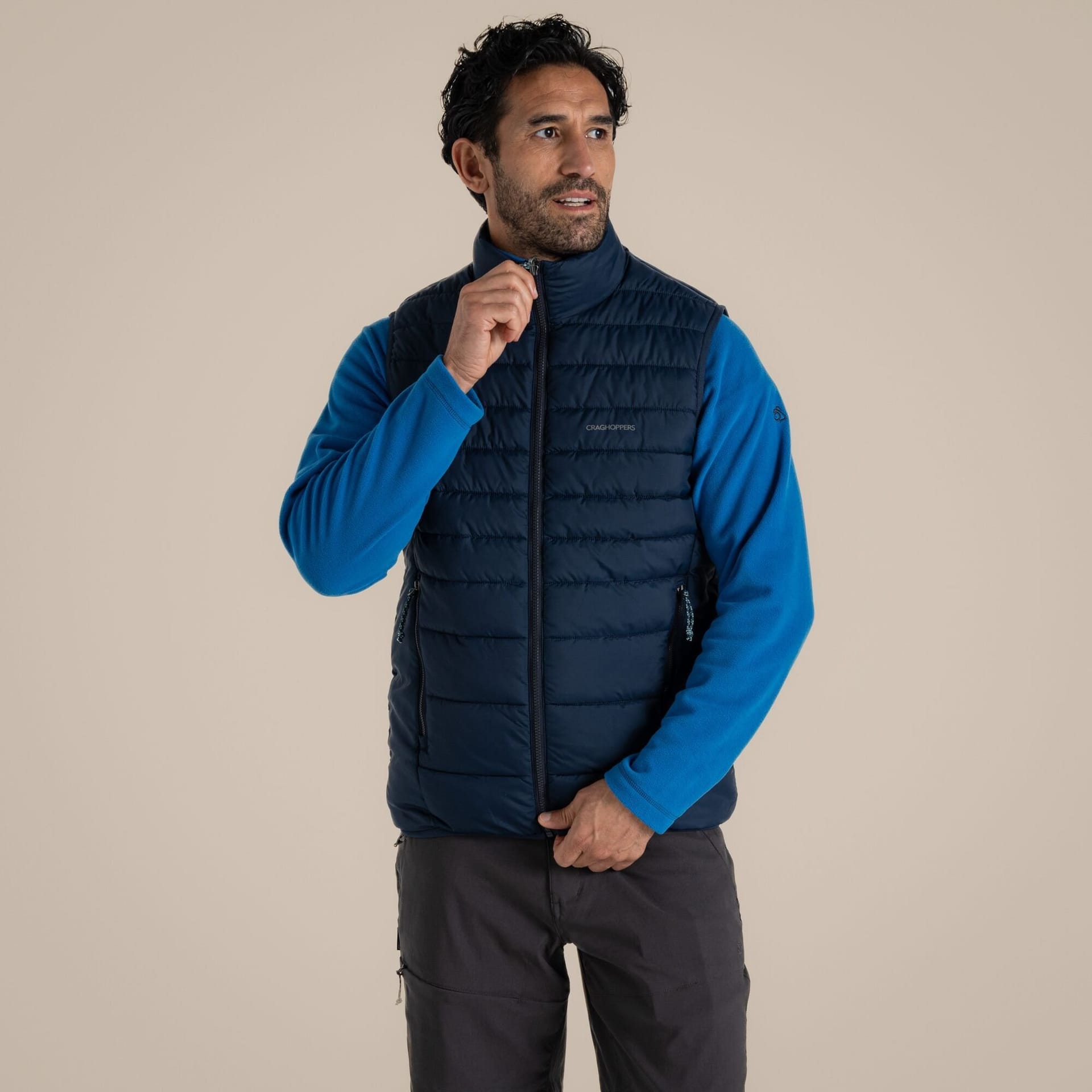 Craghoppers Craghoppers Men's Compresslite IX Water Repellent Vest in Black - 4