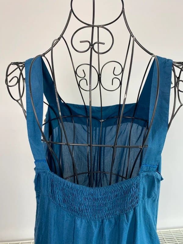 George Moda at George Blue Gold Embellished Vest Top UK 18