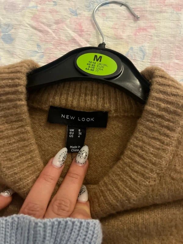 New Look Caramel brown soft jumper
