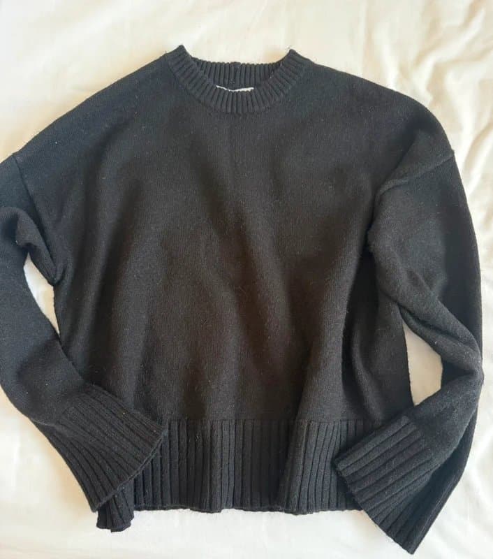 Bershka Black oversized jumper