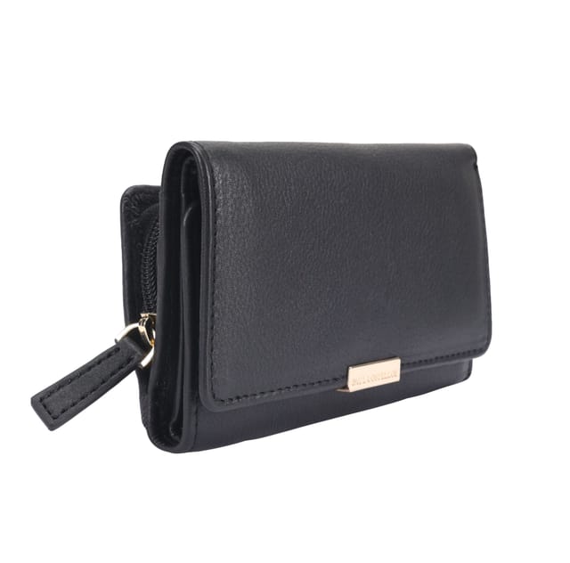 Paul Costelloe Paul Costelloe Women's Torri Leather Purse in Jet Black - 2