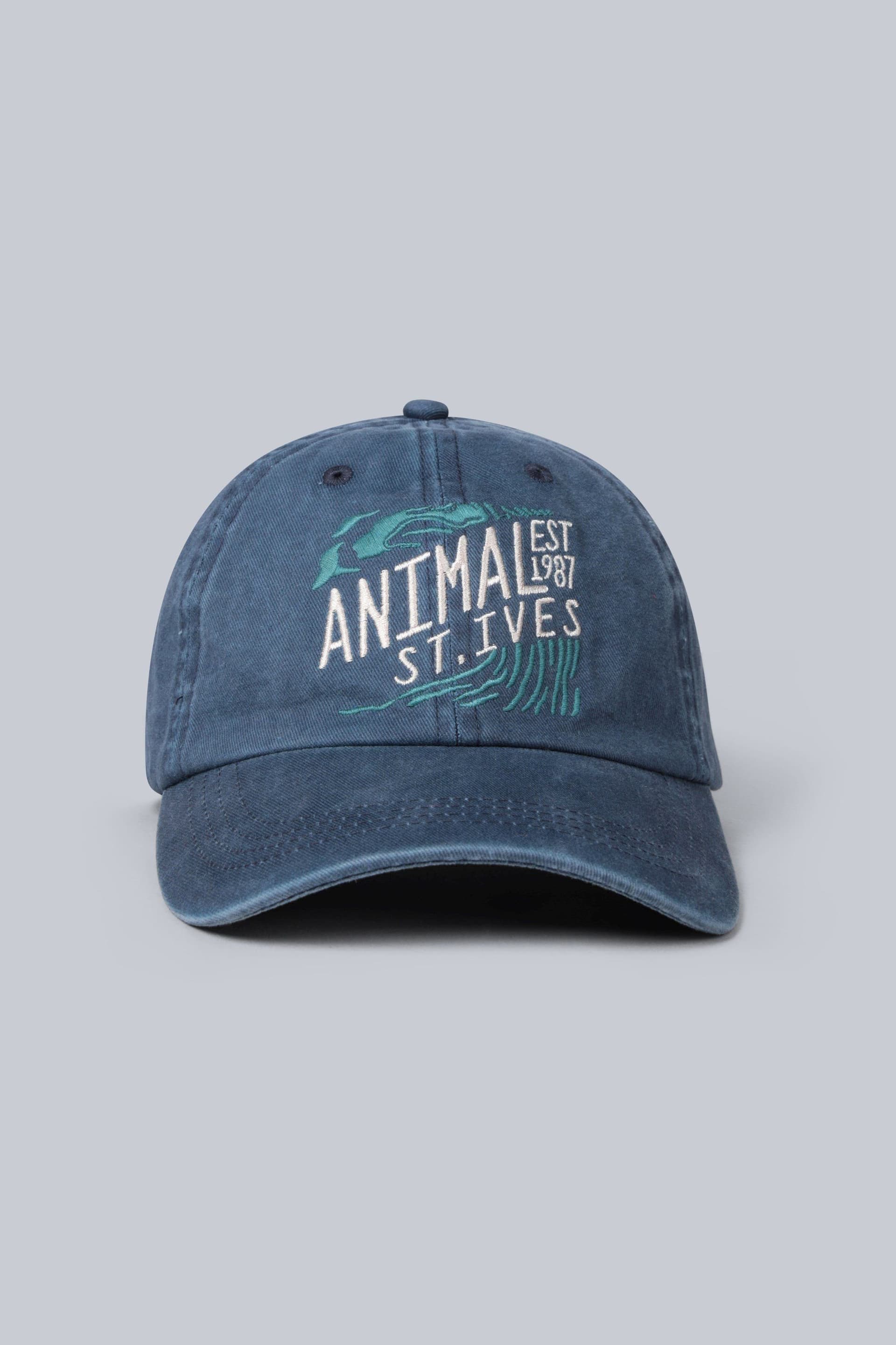 Animal Animal Men's 'St Ives' Lightweight Comfortable Adjustable Outdoor Baseball Cap in Navy