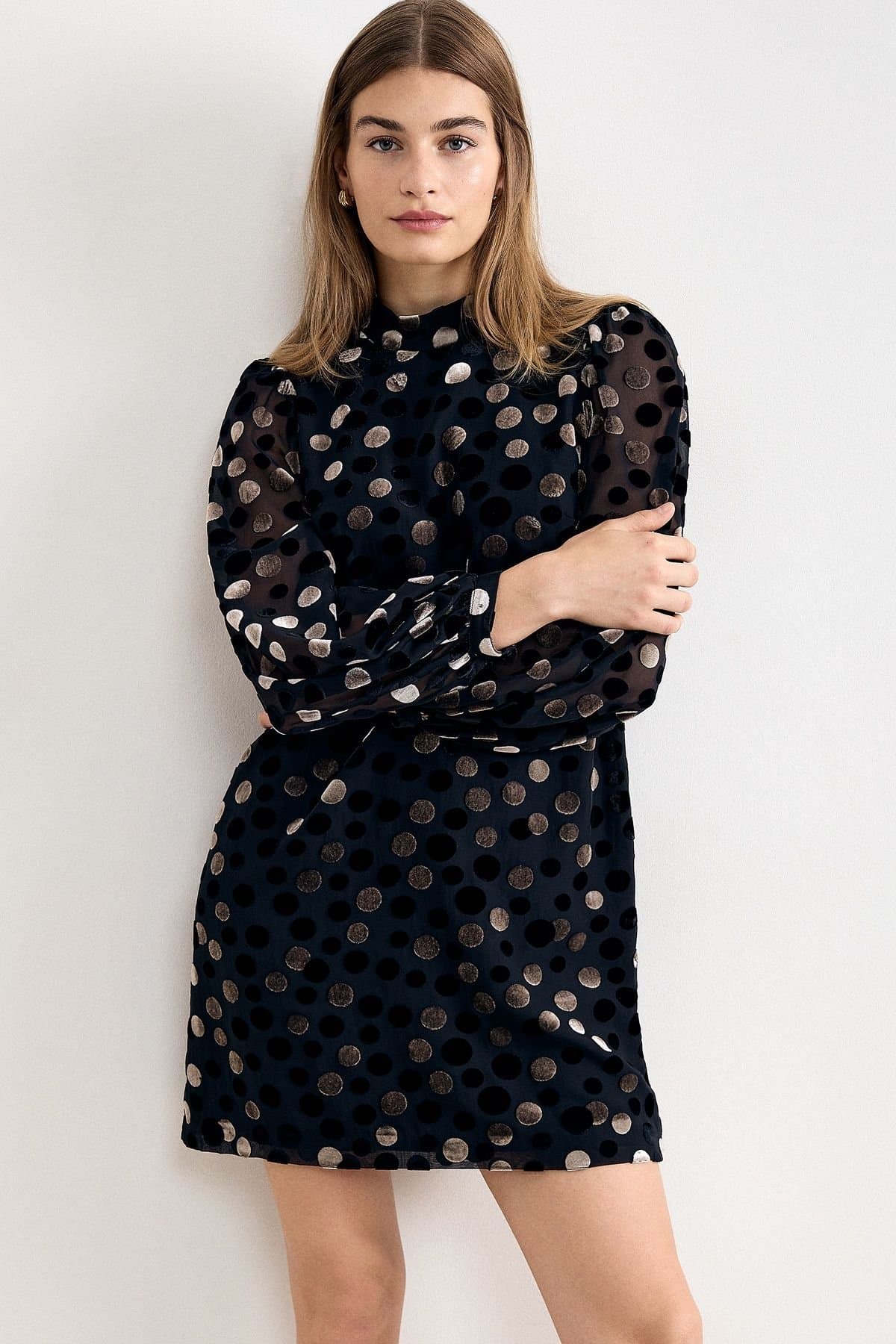 Phase Eight Phase Eight Women's Cordelia Long Sleeve Dress in Midnight