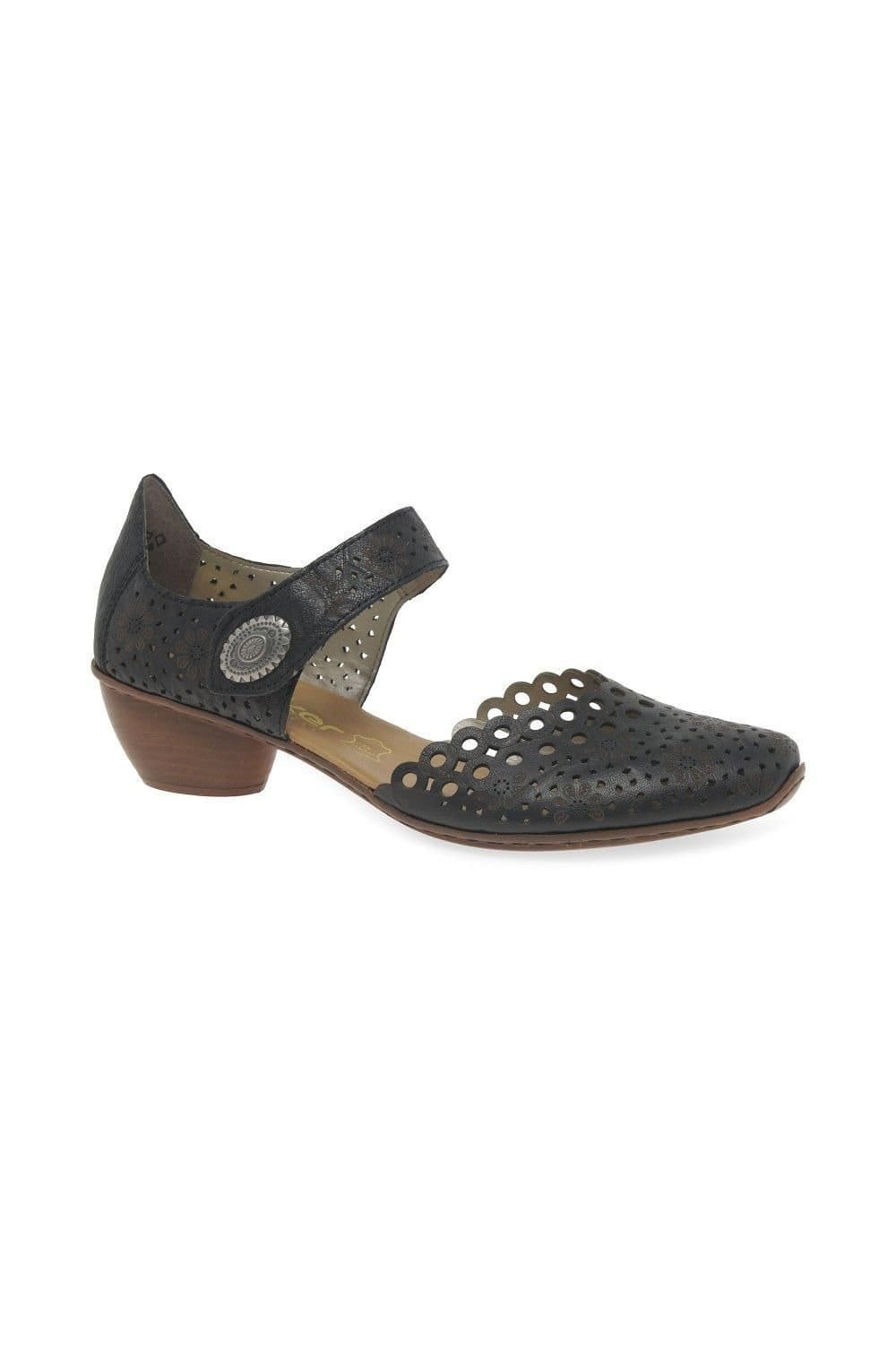 Rieker Rieker Women's 'Pia' Mary Jane Court Shoes in Black - 4