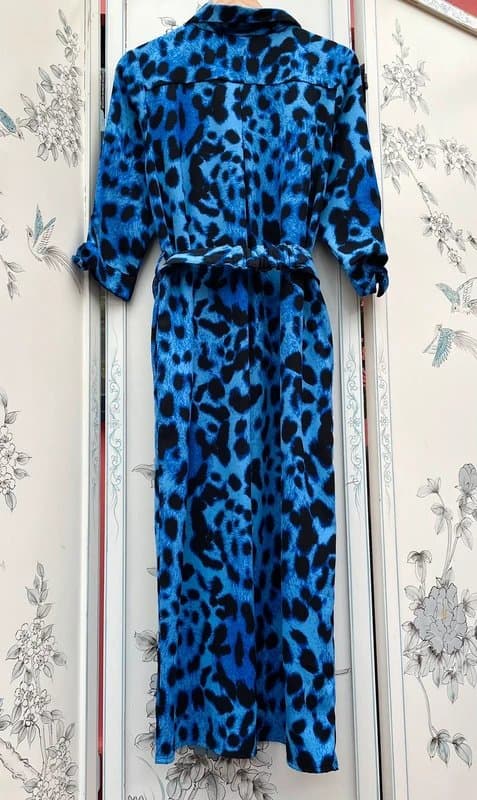 Dancing Leopard RARE!Rrp£62!DL Safari Animal Leopard Dress Holiday Wedding Birthday Cruise Work Statement 18