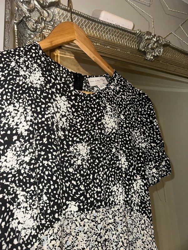 Never Fully Dressed Never fully dressed tea dress worn once size 10 black floral