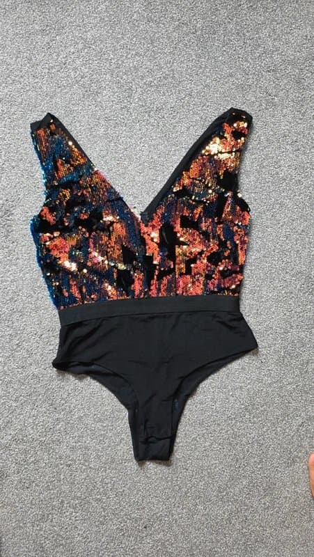 New Look New look Sequin bodysuit size S/8