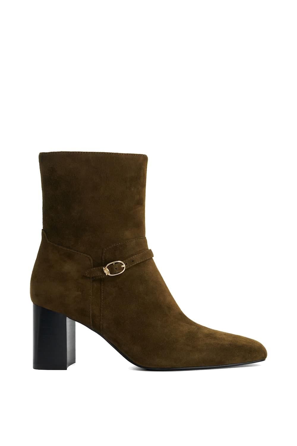 Dune London Dune London Women's 'Ollen' Suede Ankle Boots in Green