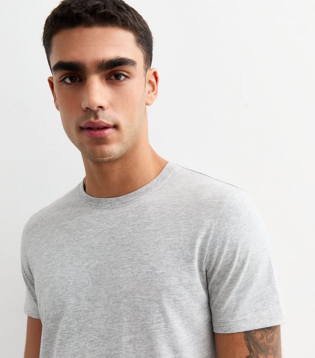 New Look Men's 2 Pack of Multicoloured Cotton T-Shirts New Look - 2