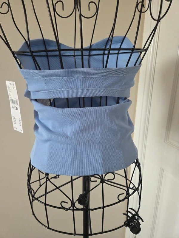 Urban Outfitters BDG Blue Strapless Top