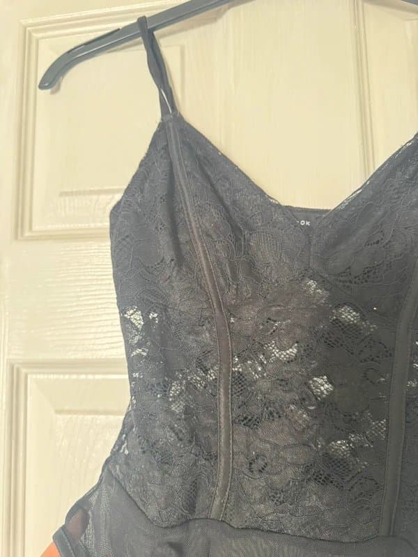 New Look Mesh-corset body suit