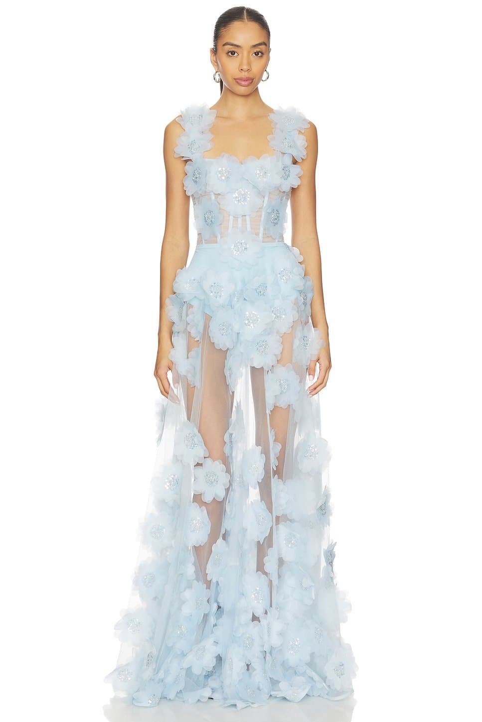 revolve Rosalie Floral Gown