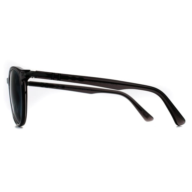 Persol Persol Men's Round Transparent Grey Light Blue Gradient Dark Blue Polarized PO3152S - 3
