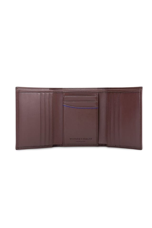 Watson & Wolfe Watson & Wolfe Men's Trifold Wallet in Brown - 3