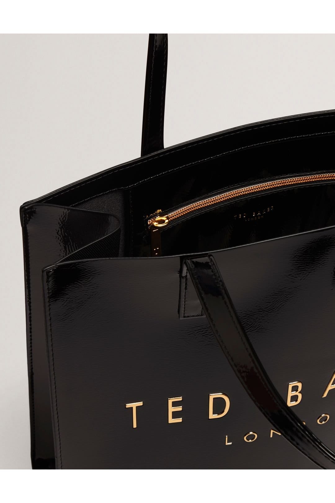 Ted Baker Ted Baker Women's Crinkle Large Icon Bag Black - 4