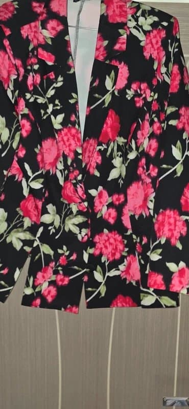 ASOS Asos luxe curve blazer in floral print size 16 new