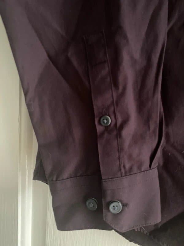 New Look New Look shirt Aubergine Size M Easy Iron Immaculate