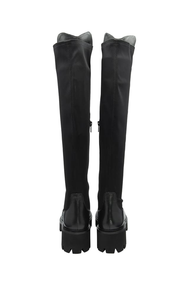 Ravel Ravel Women's Black Leather 'Thornton' Knee-High Boots - 3