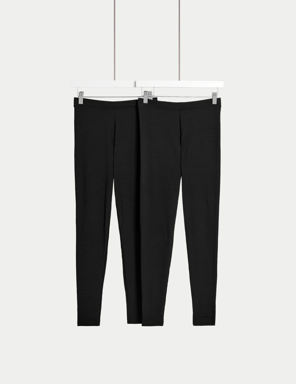 M&S Black High-Waisted Leggings 2-Pack