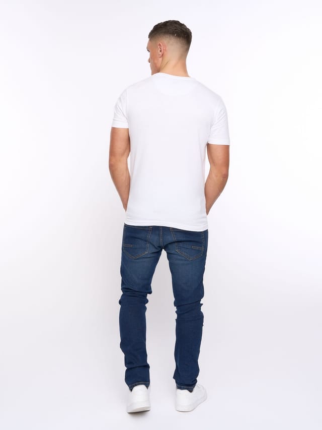 Xplicit Xplicit Men's Bad Turkey Xmas T-Shirt in White - 2
