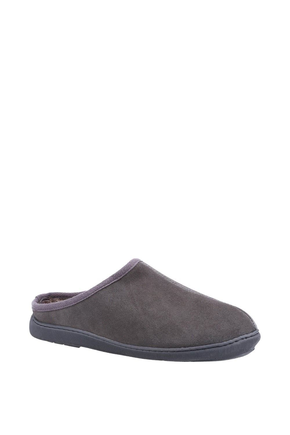 Hush Puppies Hush Puppies Men's Grey 'Ashton' Suede Slipper