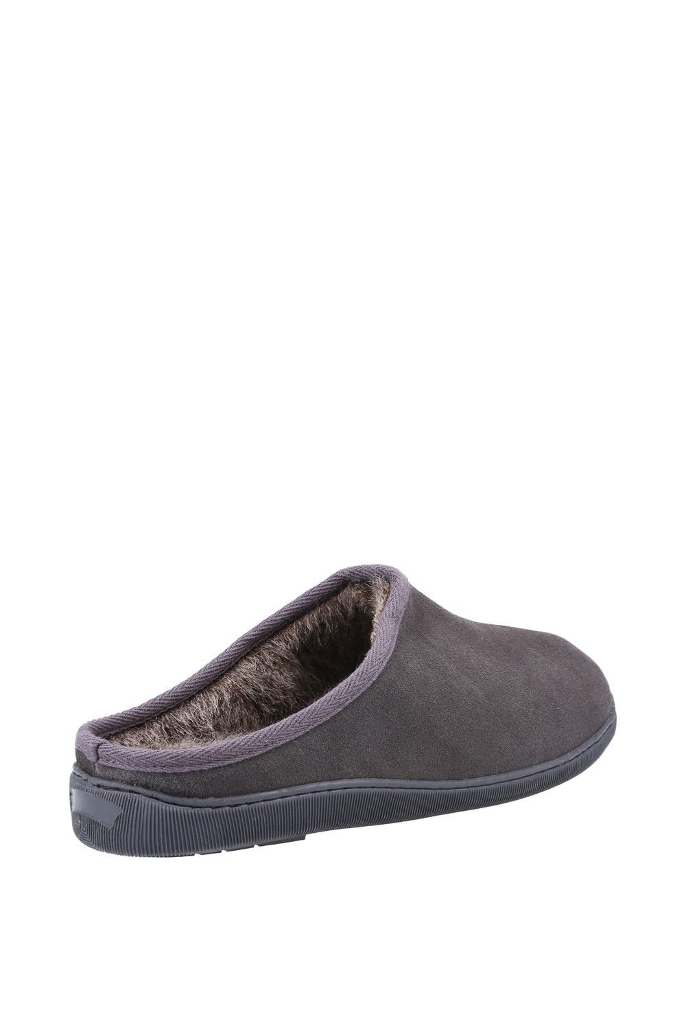 Hush Puppies Hush Puppies Men's Grey 'Ashton' Suede Slipper - 2