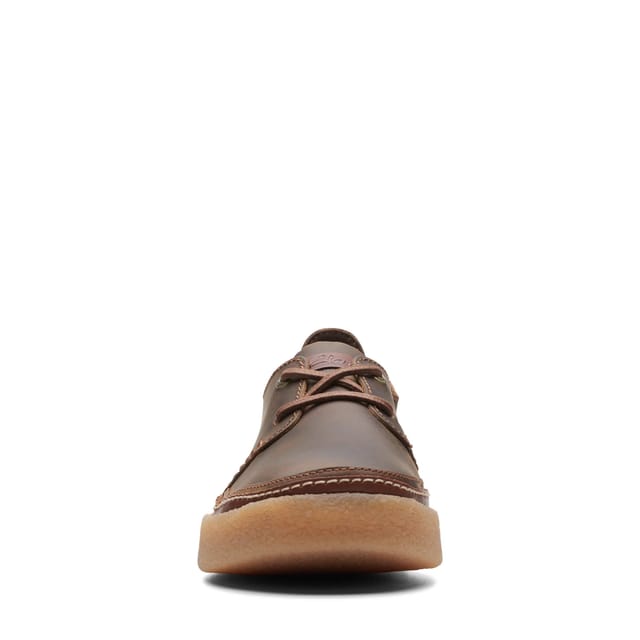 Clarks Clarks Men's Oakpark Lace Beeswax Leather Laces in Brown - 3