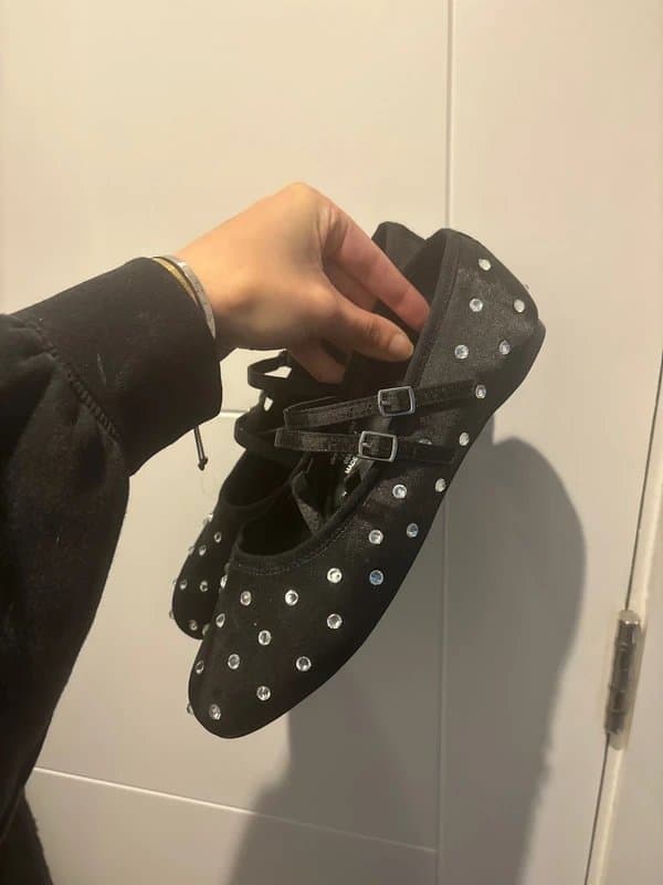 ASOS ASOS design embellished ballet flats