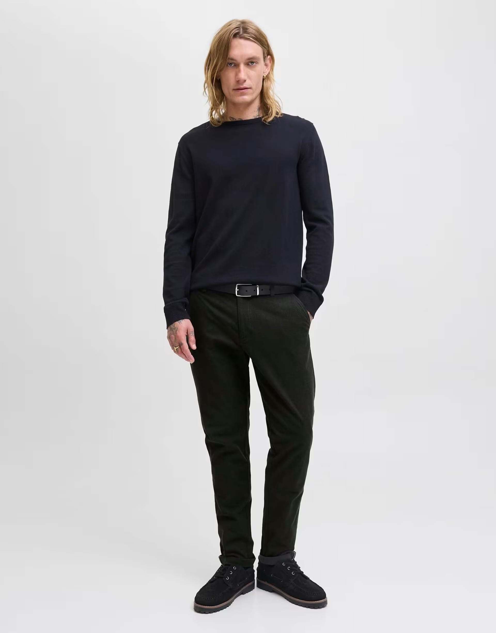 Jack & Jones Iceberg Green Chino Trousers