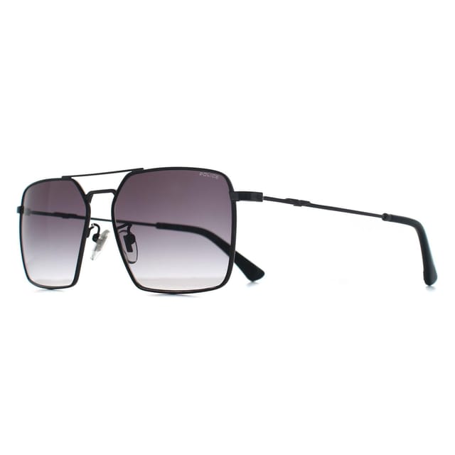 Police Police Men's Rectangle Shiny Gunmetal Grey Gradient SPLL07 Origins Lite 15 - 2