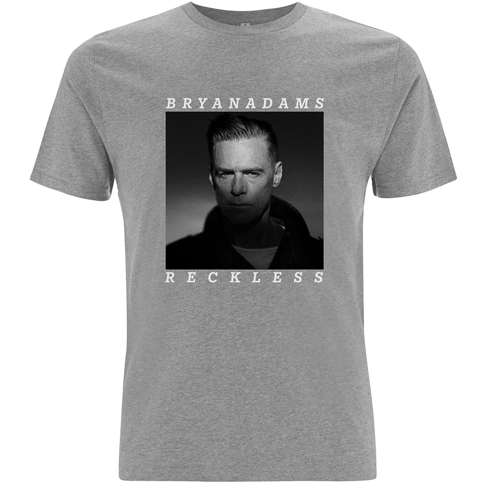 Bryan Adams Bryan Adams Grey Cotton Crew Neck T-Shirt