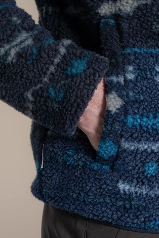 Craghoppers Craghoppers Men's National Trust Rawthey Half Zip Borg Fleece Top in Navy - 3