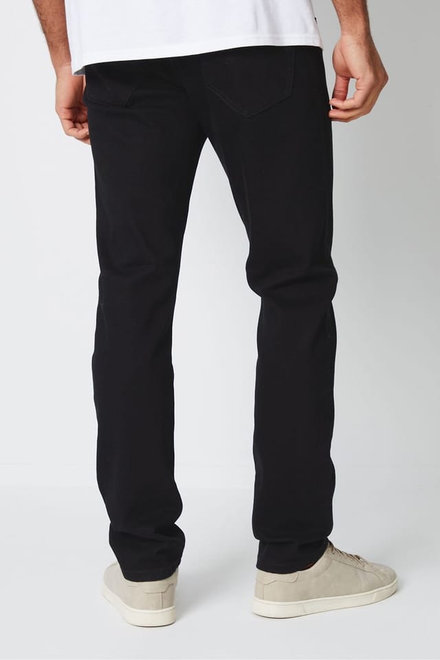 Threadbare Threadbare Men's 'Islington' Slim Fit Jeans With Stretch in Black - 2