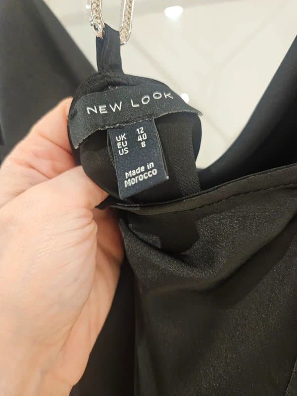 New Look Silk black dress